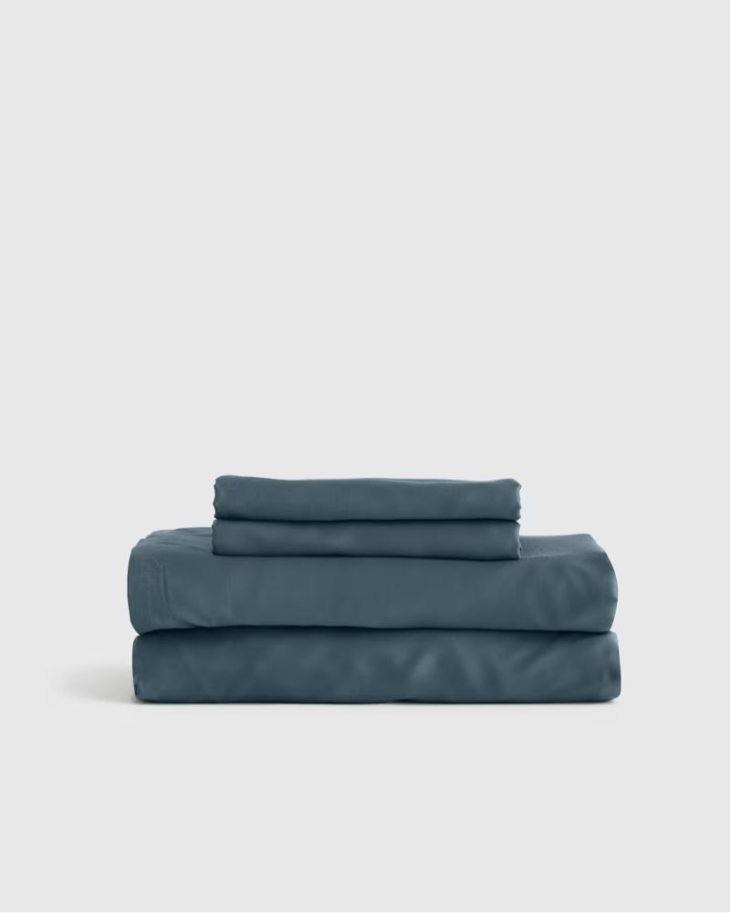 quince bamboo sheet set queen 3  pieces color nightfall 