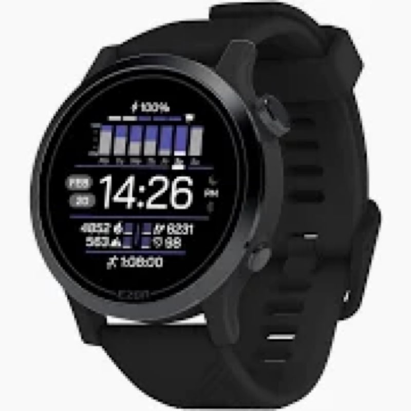 EZON R7 GPS Sports Watch,Optical Heart Rate Monitor,Dual-Band GNSS,20 Days Battery Life,28+ Professi