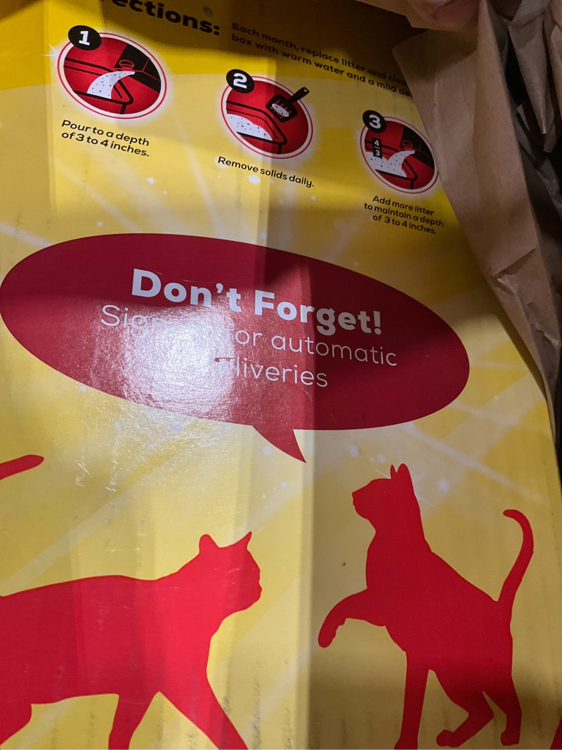 Condition photo showing New/Like New for Purina Tidy Cats Clumping Cat Litter, 24/7 Performance Multi Cat Litter - 38 lb. Box 38 Pound (Pack of 1)