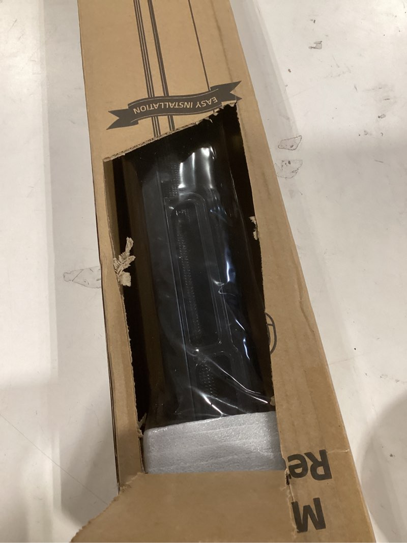 Condition photo showing Good Condition for Retractable Baby Gate, 55" Wide Mesh Baby Gate with 4 Reinforced Rods, 34" Tall Anti-Sagging Dog Gate, Prevents Kids & Dogs from Crawling Under, for Stairways, Hallways & Patios, Black Black 34" Tall x 55" Wide