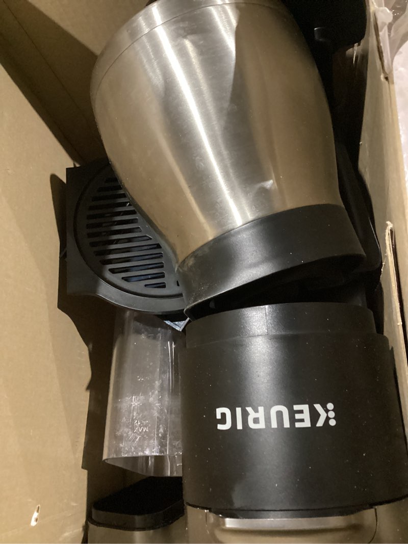 Condition photo showing As Is for Keurig K-Duo Plus Single Serve & Carafe Coffee Maker, Multi-Position 60oz Removable Reservoir, Programmable Auto Brew Carafe, Black