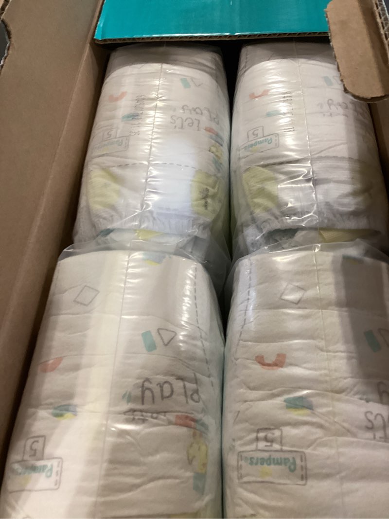 Condition photo showing Good Condition for pampers baby diapers - swaddlers - size 5, 104 count, ultra absorbent disposable infant diaper size 5 104