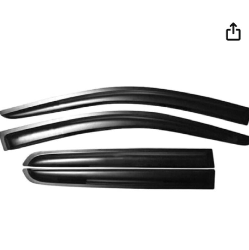 for Dodge for Journey 2009-2020 4pc Set Window Visors Acrylic Smoke/Tinted Slim Style,Ships from USA