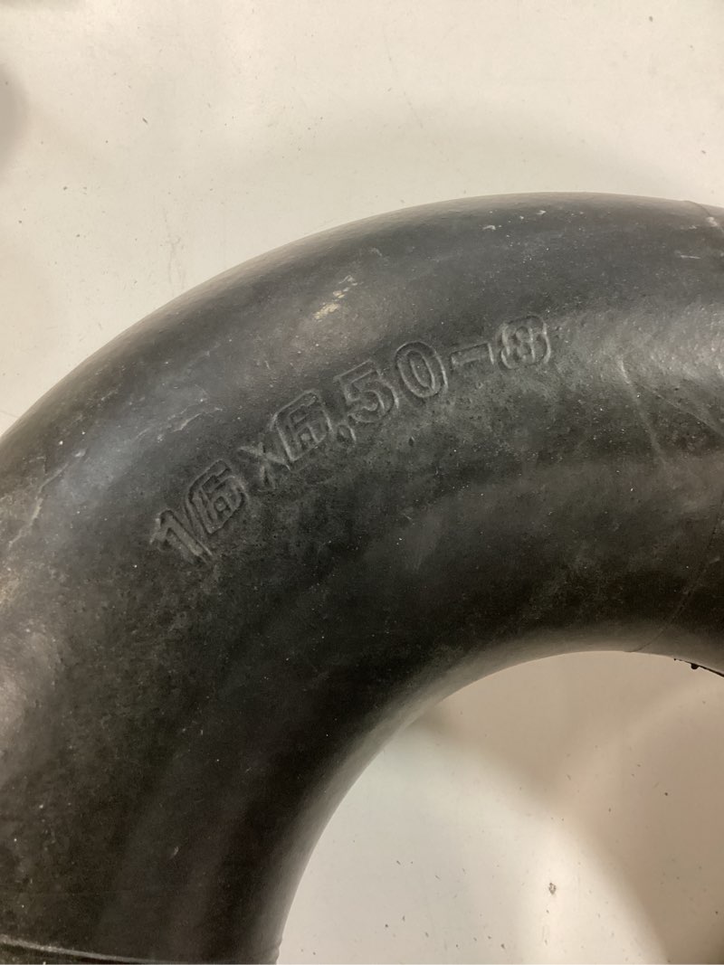 Condition photo showing As Is for MaxPower Utility Tire Inner Tube