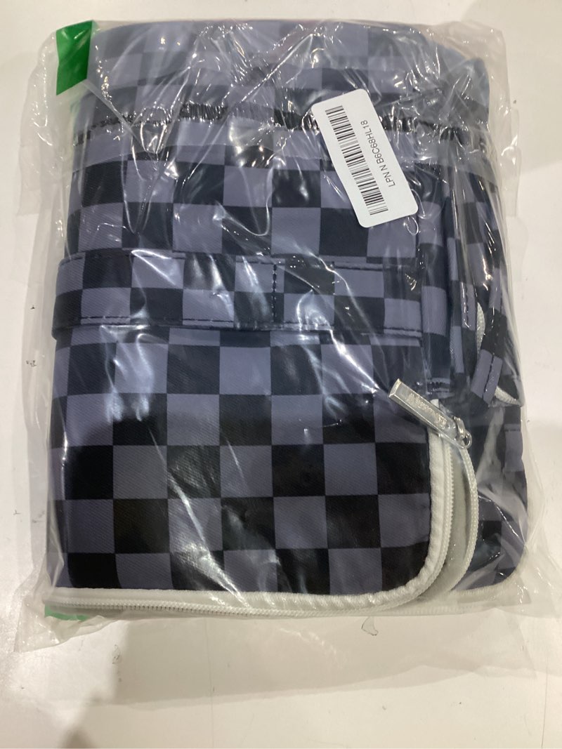 Condition photo showing As Is for canvaslife laptop sleeve case cover with pocket for macbook pro 14 inch and 14 inch-14.4 inch hp, lenovo, dell, asus, acer notebook computer (black checker) 14 inch / 14.0 inch new black checker
