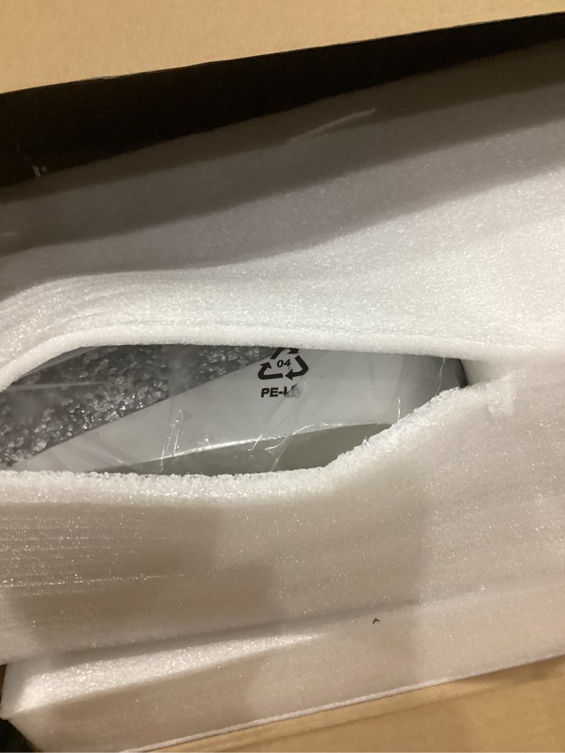 Condition photo showing As Is for Creative Scents Silver Mosaic Bathroom Accessories Set Complete - 6 Piece Bathroom Set Includes: Bathroom Trash Can, Tissue Cover, Soap Dispenser, Toothbrush Holder, Tumbler & Soap Dish 6 Piece Set