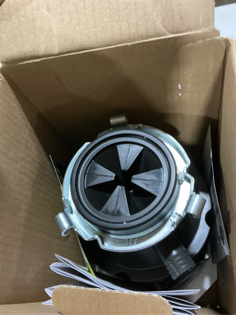Condition photo showing As Is for NEW InSinkErator Badger 1XL Garbage Disposal 1/3 H