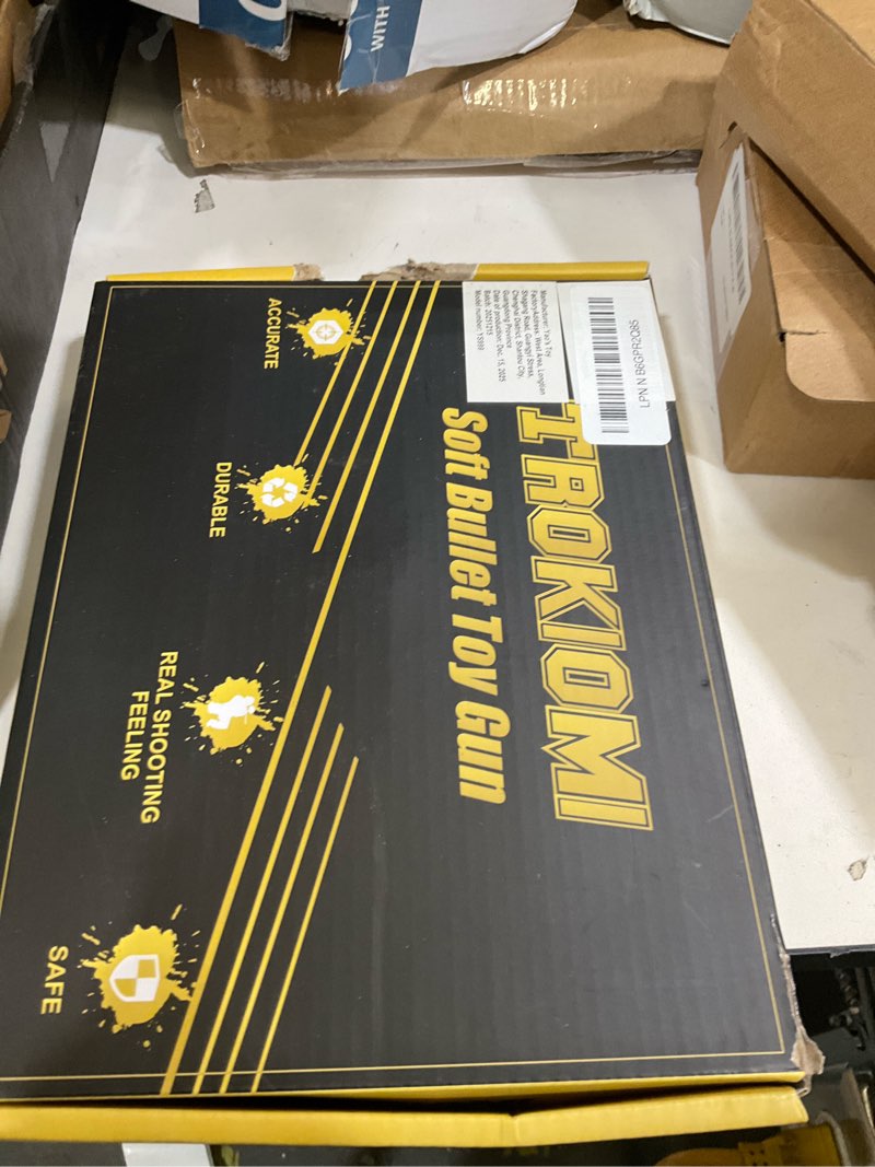 Condition photo showing Good Condition for Gold Soft Bullet Toy Gun for Boys, Realistic Toy Pistol with 50 Foam Bullets, 40 Shells & 2 Clips, Ideal Christmas Birthday Gift for Boys Adults