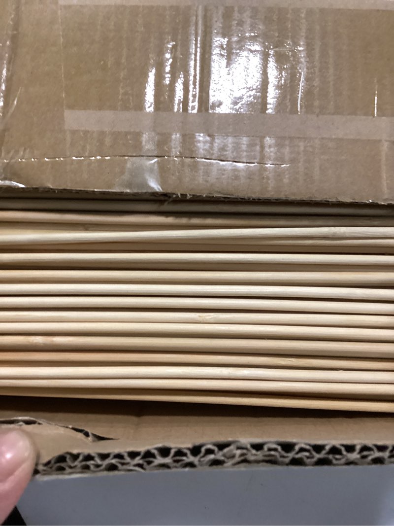 Condition photo showing Good Condition for Suclain 600 Pcs 36" Long 5mm Thick Marshmallow Roasting Sticks, Smores Sticks Bamboo Skewers BBQ Kabob Grilling Barbecue Roasting Camping for Outdoor Fire Pits Campfires 36" 600