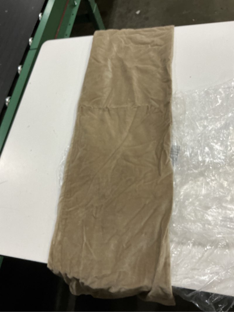 Condition photo showing Good Condition for quince 12”x48” 100% cotton velvet pillow case taupe