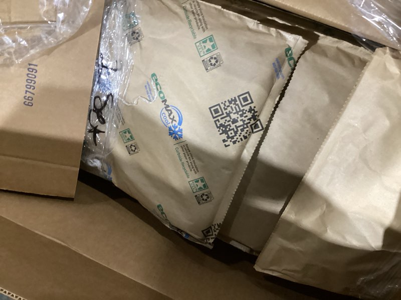 IDL Packaging 14" x 14" x 14" Insulated Shipping Box, 5.8-Gallon Capacity, Pack of 6 - Includes EcoM