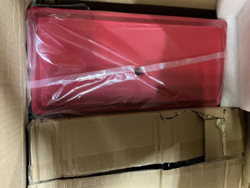 Condition photo showing Good Condition for VEVOR Candy Vending Machine, Triple Compartment Candy Vending Machine with Stand, Gumball & Candies Vendings Machines with Built-in Cash Box, Detachable, Vintage Candies Dispenser for Shops, Arcades Plactic Candy Box(3 grids) Red