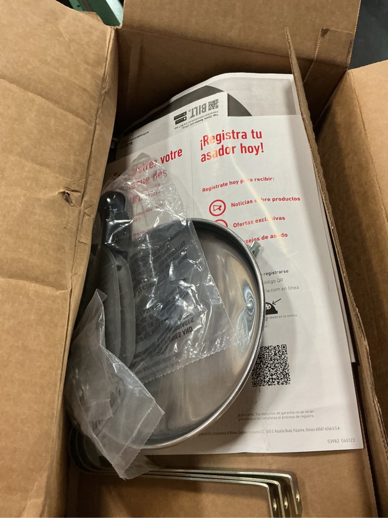 Condition photo showing As Is for weber 10020 smokey joe 14-inch portable grill,black