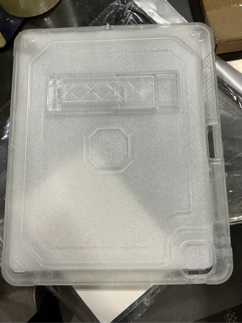Condition photo showing Good Condition for for ipad pro 12.9 case 6th/5th/4th/3rd generation 2022/2021/2020/2018, 12.9 inch ipad pro case cover with pencil holder, clear glitter #17 clear glitter