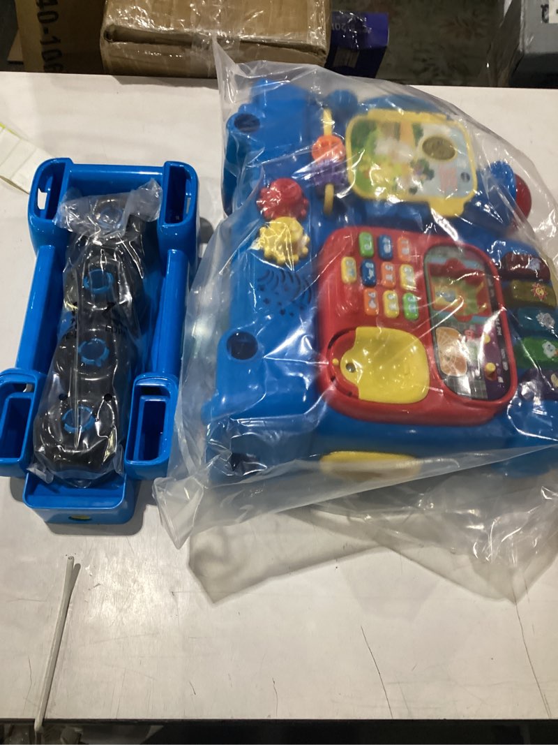 Condition photo showing Good Condition for vtech sit-to-stand ultimate alphabet train, blue train blue standard packaging