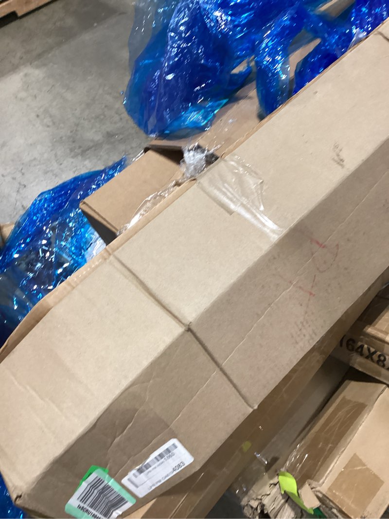 Condition photo showing New/Like New for Flber Macrame Wall Hanging Large-Scale Dip-Dye Blue Bohemian Yarn Tapestry Home Room Wall Decor 57" Wx 35" L