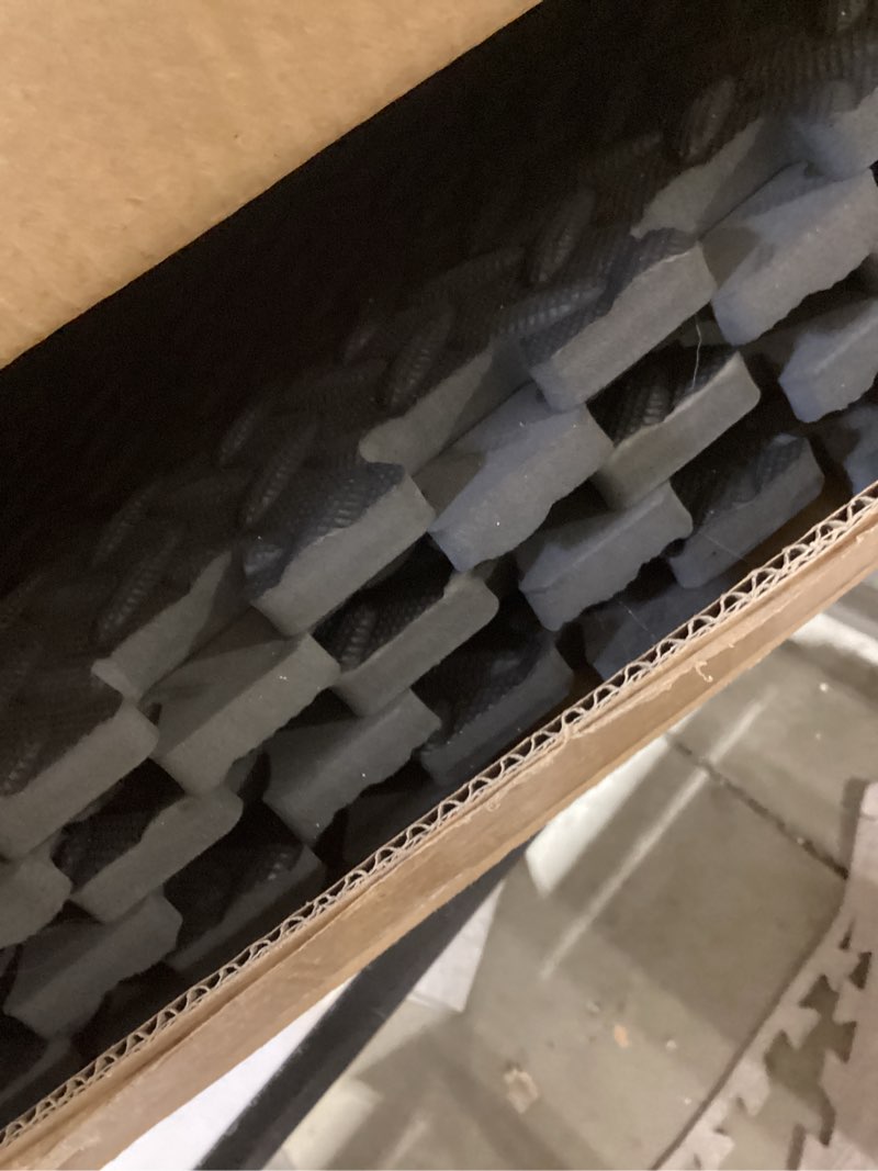 Condition photo showing Good Condition for Amazon Basics Rectangular Non-slip,Stain Anti Fatigue Standing Comfort Mat for Home and Office, 36"L x 20"W x 0.6"Th, Black, Pack of 1 Black 1-Pack Mat