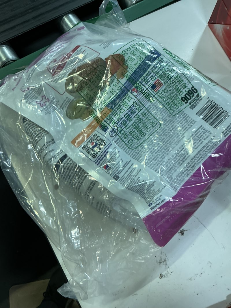 Condition photo showing As Is for best before-10/2027) hill's science diet dry dog food, adult, small & mini breed, chicken meal & rice, 4.5 lb. bag