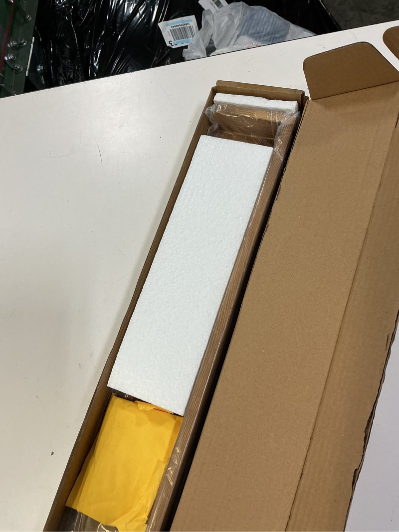 Condition photo showing Good Condition for Fun Memories Stove Top Shelf, 30" Magnetic Shelf for Kitchen Stove, Pine Wood Stove Shelves, Wall Mounted Shelves for Home Storage Organization, Heat and Pressure Resistant, 1pcs, Dark Brown