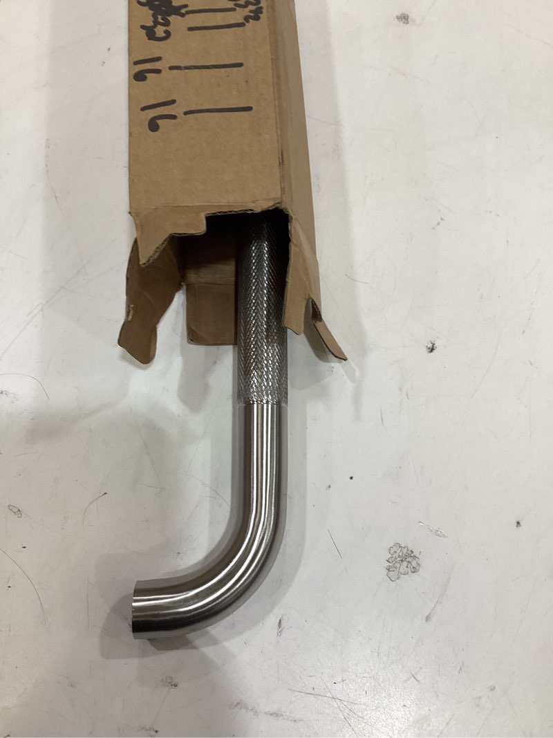 Condition photo showing Good Condition for grab bars for shower, 2 pack 18-inch anti slip shower handles for elderly, safety shower grab bar, stainless steel handicap grab bars for bathroom,toilet (brushed nickel, 1" diameter) brushed nickel 18 inch 2