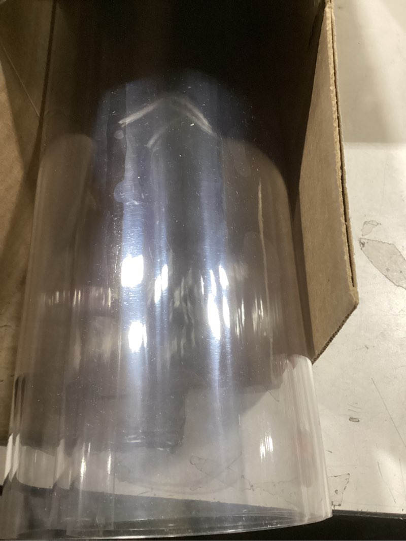 Condition photo showing Good Condition for ETECHMART Clear Plastic Table Cover Protector Rectangle 26 x 48'', Thick Waterproof Transparent Table Protector for Dining Table, Non-Slip Heat Resistant Clear Desk Mat for Kitchen Office Desktop 1.5mm Clear 48" x 26" (Rectangular)