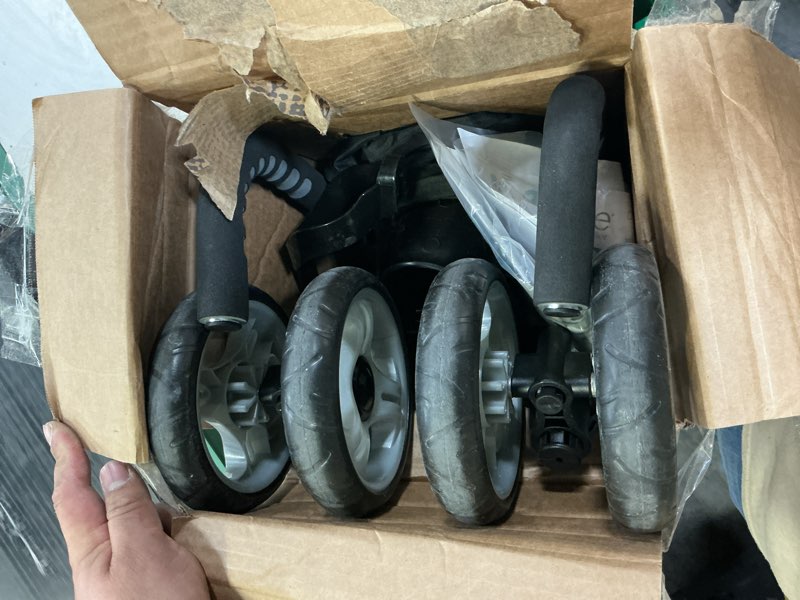 Condition photo showing Good Condition for Ingenuity 3Dlite Convenience Stroller, Black – Lightweight Stroller with Aluminum Frame, Large Seat Area, 4 Position Recline, Extra Large Storage Basket – Infant Stroller for Travel and More Silver/Black