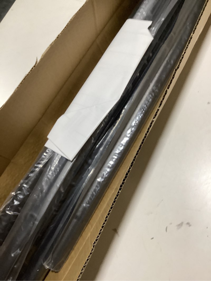 Condition photo showing New/Like New for Homease Tension Shower Curtain Rods 141.7-161 Inch Room Divider Never Rust Adjustable Spring Rods for Window Bathroom Balcony Storeroom Laundry Non-slip No Drilling Easy to Install Black Matte Black 141.7 - 161 In