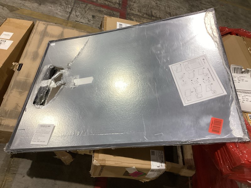 Condition photo showing item condition for VIZ-PRO Magnetic Dry Erase White Board, 48 X 36 Inches, Black Aluminium Frame 48"W x 36"H