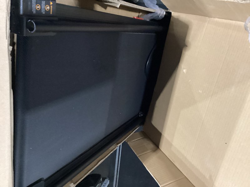 Condition photo showing Good Condition for *similar to stock photo/not tested*walking pad with handle bar, 0.6-10mph walking pad treadmill for home small, 3.5hp portable small running treadmill with handles, big screen, 400lbs black-d1