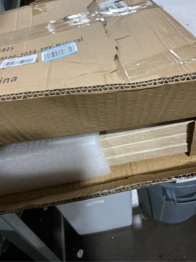 Condition photo showing Good Condition for 20x24 Picture Frame with Mat for 16x20 Set of 3, Natural Wood Grain 20x24 Frame for Wall Mounting (3 Pack, Natural) 20x24 - 3 pack Natural