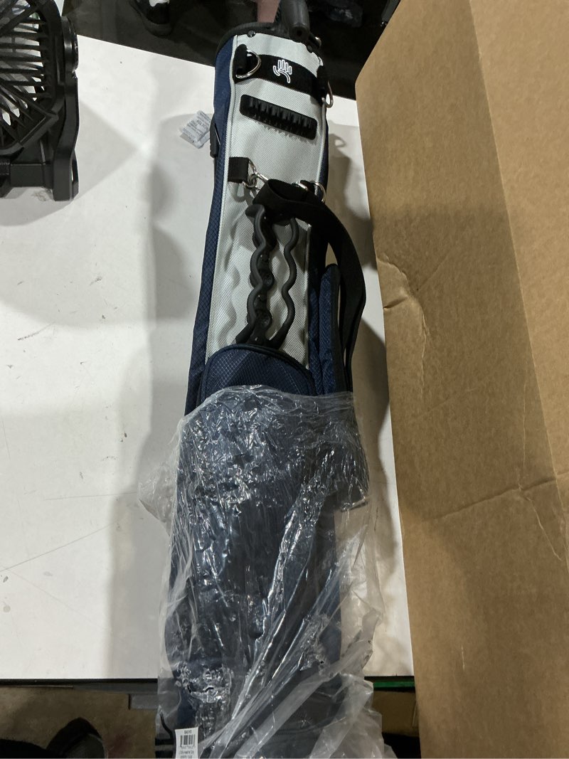 Condition photo showing Good Condition for sunday golf loma bag - lightweight sunday golf bag with strap and stand – easy to carry pitch n putt golf bag – golf stand bag for the driving range, par 3 and executive courses, 31 inches tall