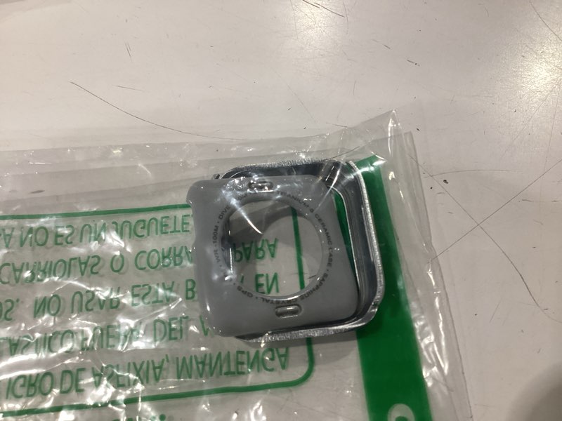 Condition photo showing Good Condition for yijdacase metal waterproof case for 46mm apple watch series 11/10,silver | 46mm metal bumper+pc back 3 in 1 full cover built-in glass screen protector, sensitive touch scratch shockproof silver 46mm