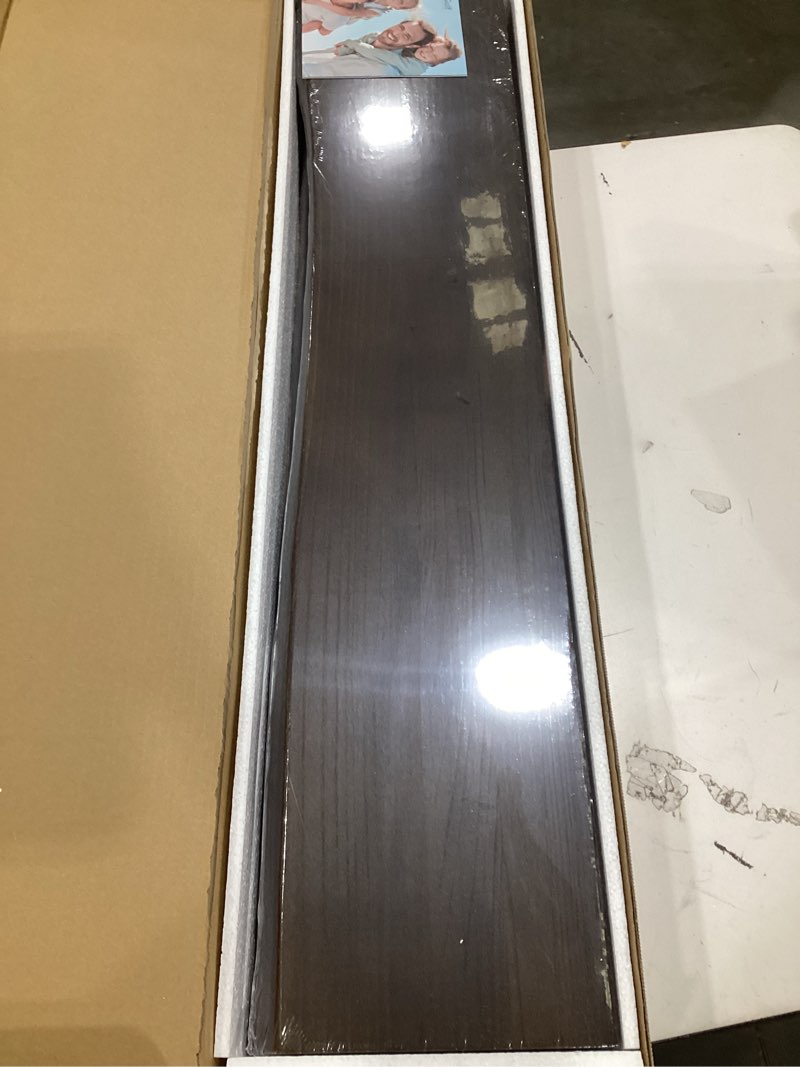 Condition photo showing Good Condition for realgulf floating shelves set of 2, solid elm wood wall shelves 36 inch - invisible bracket mount for living room, bedroom, kitchen, bathroom - brown brown elm live edge, 36"l, 2packs