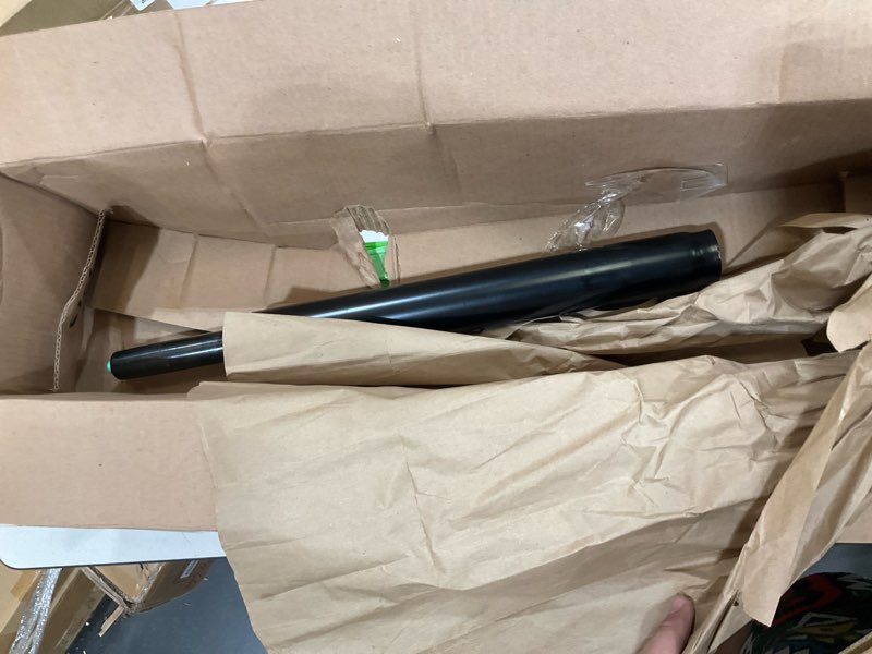 Condition photo showing As Is for mastery mart 19.5" to 28" adjustable gas lift cylinder replacement, heavy duty 1000 lbs hydraulic pneumatic shock, chair height extender for bar stool, office chair cylinder replacement (black)