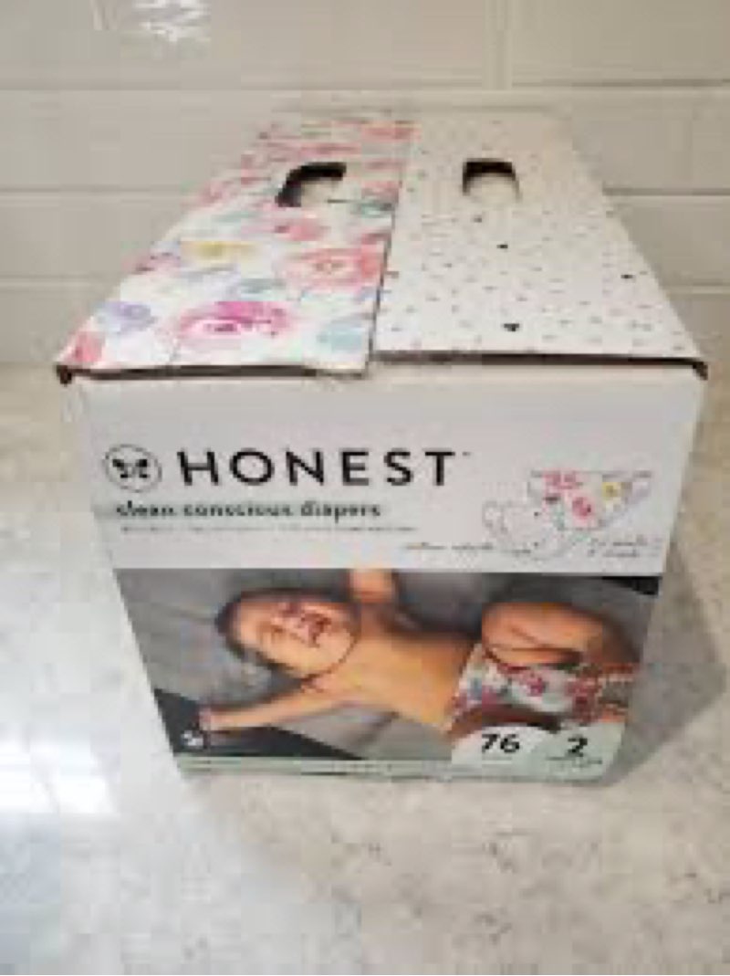 Honest diapers size 2, 93 count