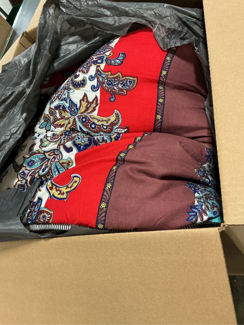 Condition photo showing Good Condition for Japanese Floor Mattress,Roll Up Memory Foam Tatami Mat Easy to Store and Portable,Futon Mattress Suitable for Camping and Guest Room (Bohemia, Full (80" X 47")) Bohemia Full (80" X 47")