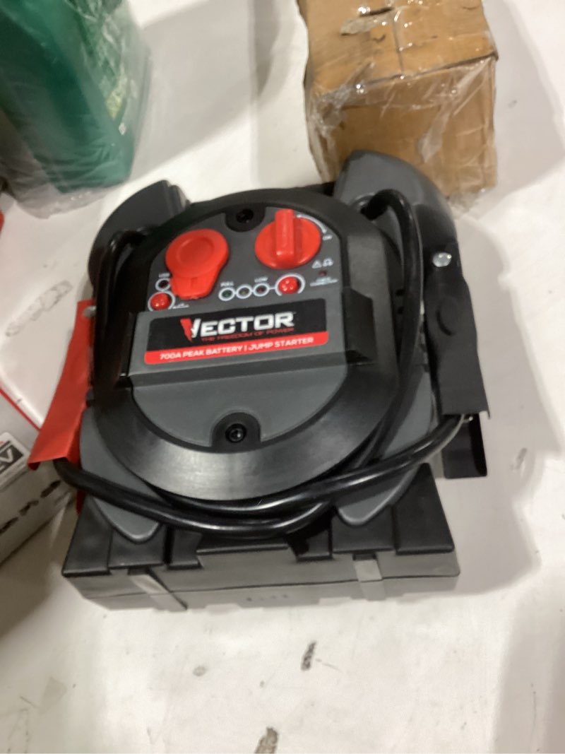 Condition photo showing Good Condition for vector j312v jump starter, 700 peak amp, usb charging port, rechargeable battery