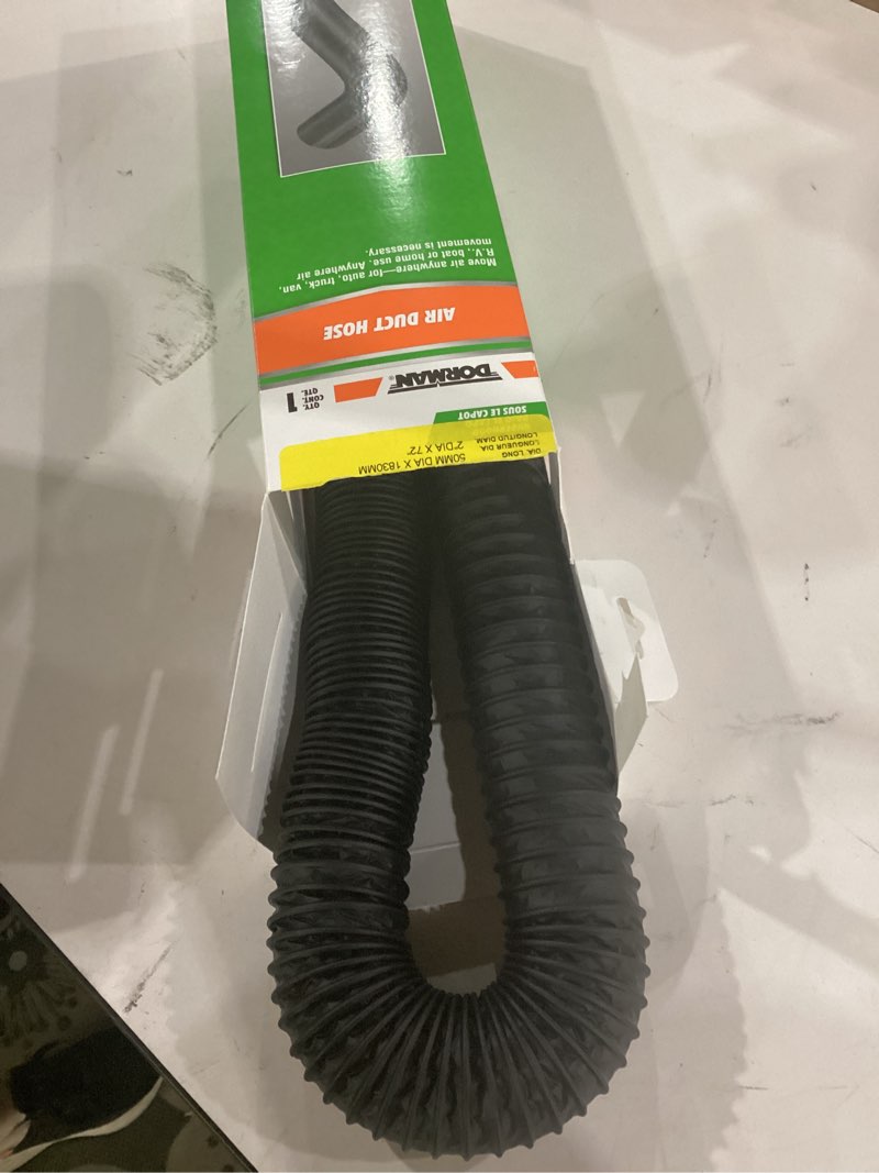 Condition photo showing Good Condition for dorman 96002 hvac vent hose - 2 inch diameter universal fit