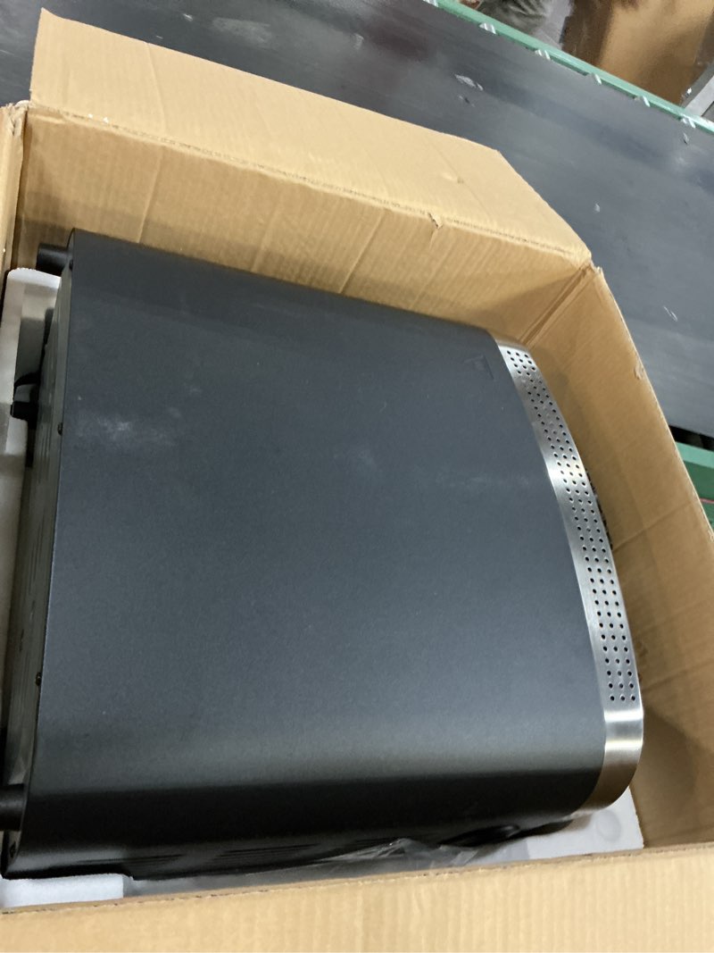 Condition photo showing Good Condition for BIG HORN OUTDOORS Pizza Oven Indoor, 14 Inch Electric Countertop Pizza Oven with 6 Preset Modes, Perfect Pizza Maker Machine for Home, Pizza Cooker with Pizza Stone and Pizza Peel, Stainless Steel