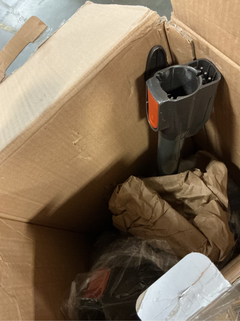 Condition photo showing As Is for shark corded stick vacuum, ultra-lightweight, swivel steering, powerful deep-cleaning, floor-to-ceiling versatility, converts to a handheld vacuum, carpets & hardfloor, green, cs110em