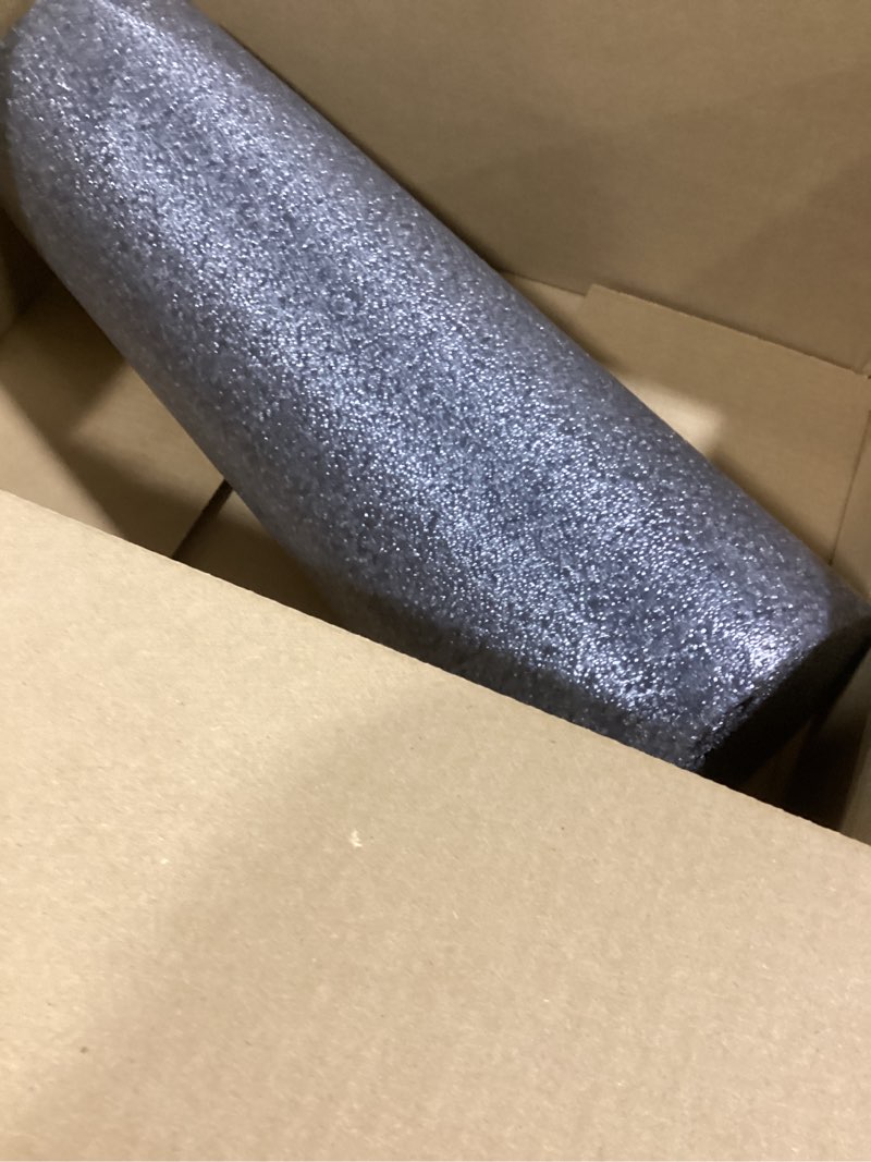 Condition photo showing Good Condition for Gaiam Restore Foam Roller for Muscle Massage - Deep Tissue Muscle Massager for Sore Muscles & Stimulation - Total Body Pain Relief, Back, Neck, Foot, Calf, Leg, Arm (18 Inch and 36 Inch) 18-Inch 18" Roller (Grey)