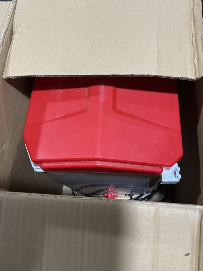 Condition photo showing As Is for Nexum 3-Gallon Heated Chicken Waterer – All-Season Poultry Drinker with 4 Nipples and Stand, Keeps Clean & Unfrozen, Easy-Fill, Low Maintenance for Chickens, Ducks & Quail (Red, 12L)