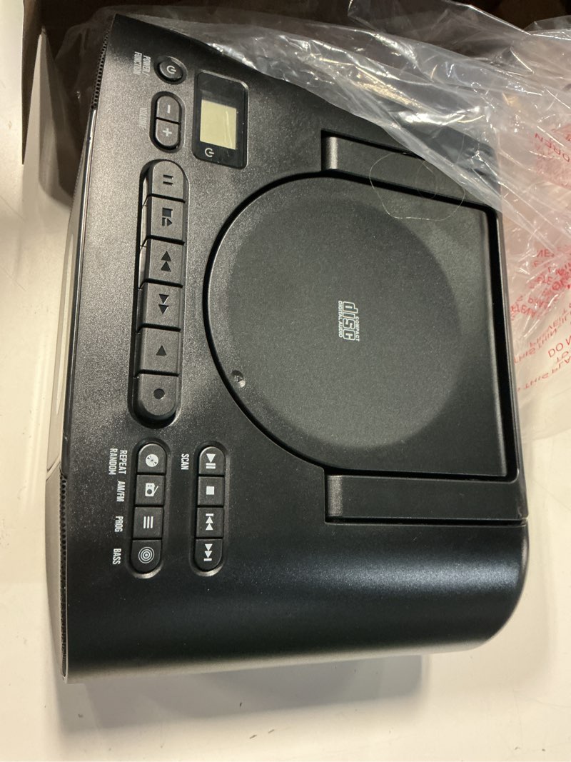 Condition photo showing Good Condition for onn. portable cd/cassette boombox with bluetooth wireless technology, black