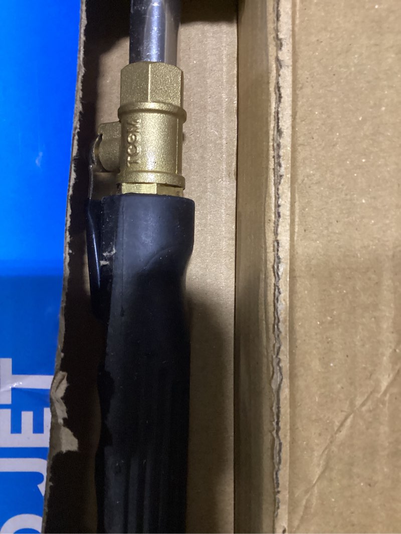 Condition photo showing Good Condition for 2026 upgraded jet nozzle power washer for garden hose, includes 2 high-pressure nozzles and quick connectors | hydro jet high pressure washer tools