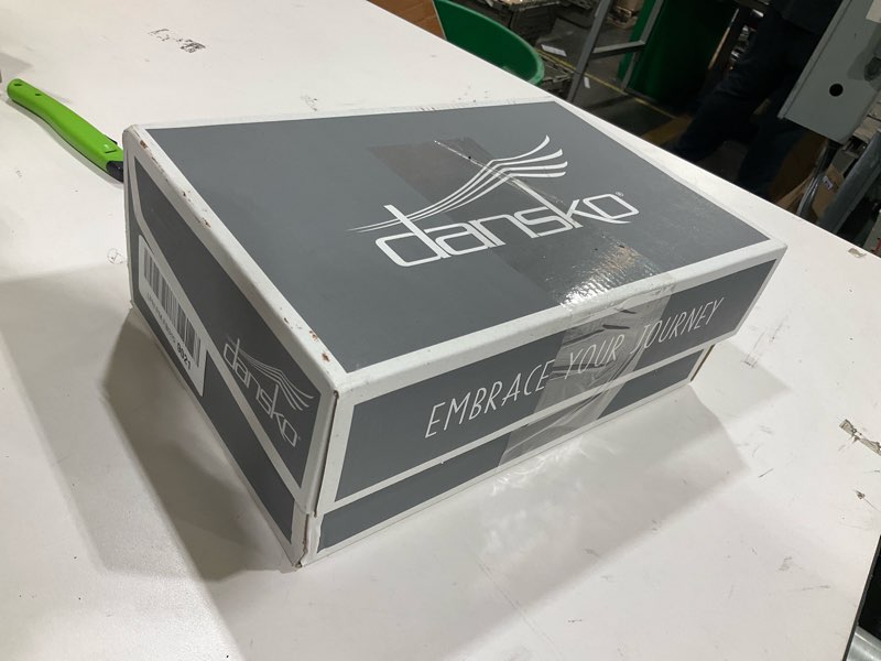 Condition photo showing As Is for Dansko Collette Women's Mary Jane Shoes - Removable Insole, Arch Support, Lightweight Rubber Outsole, Comfortable for Flight Attendants, Teachers & Office Wear 5.5-6 Russet