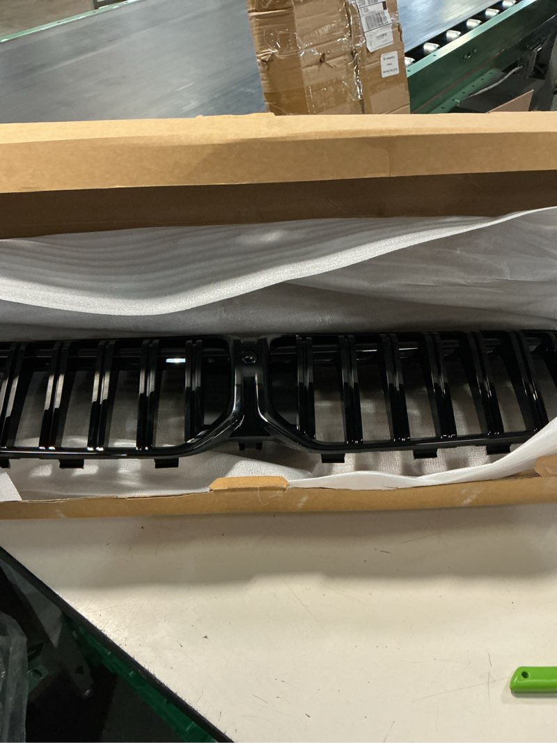 Condition photo showing Good Condition for g20 lci front grill/grilles kidney grill replacement for bmw 3 series g20/g28 lci 2023-in (gloss black single slat)