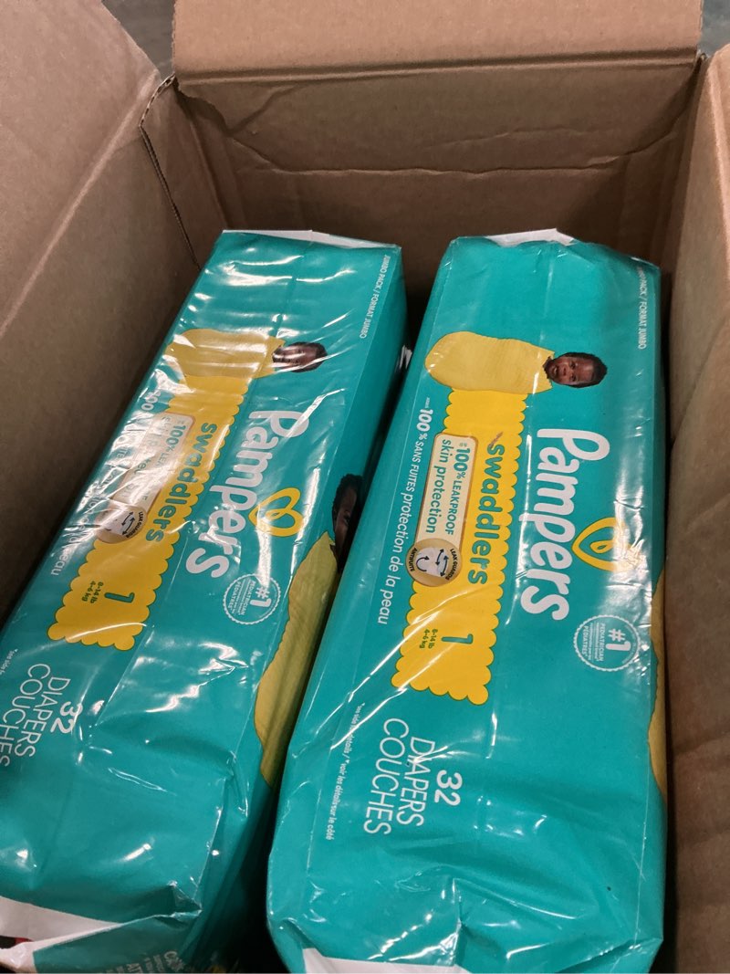 Condition photo showing Good Condition for pampers swaddlers diapers, size 1 (8-14 lbs), 96 count, absorbent, keeps baby dry and comfortable, skin safe disposable baby diaper (packaging may vary) size 1 96