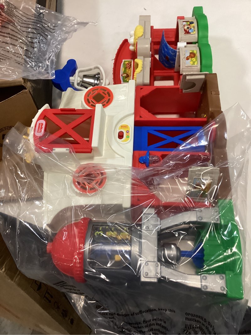 Condition photo showing Good Condition for Fisher-Price Little People Toddler Learning Toy Caring for Animals Farm Playset with Smart Stages for Pretend Play Kids Ages 1+ years (Amazon Exclusive)