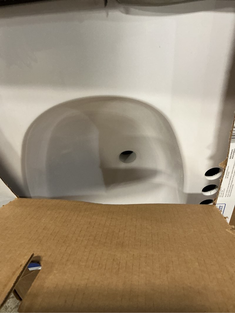 Condition photo showing Good Condition for project source cultured marble vanity tops 31-in x 22-in white cultured marble integral single sink 3-hole bathroom vanity top