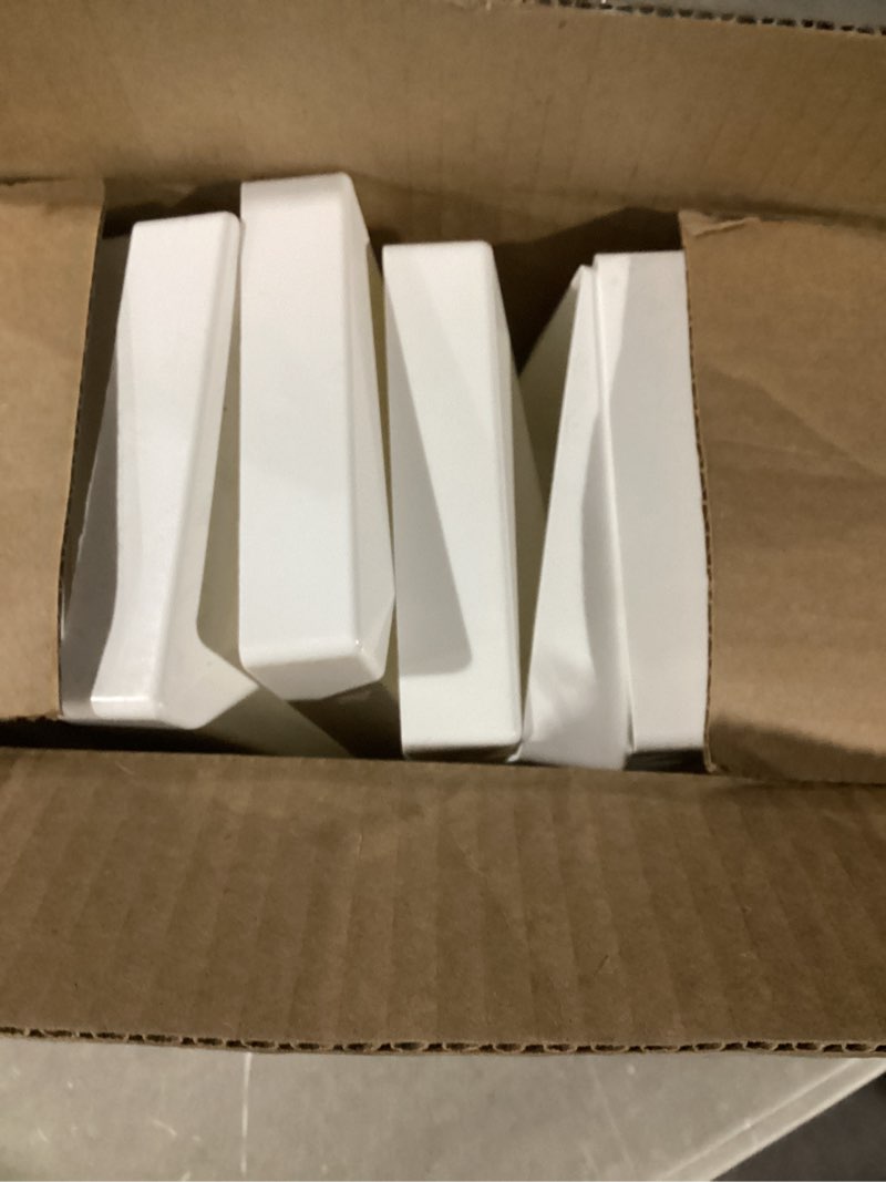 Condition photo showing Good Condition for True 5x5 (127mm x 127mm) Plastic Pyramid Vinyl Fence Post Cap Black or White Multiple Quantities for True Actual 5" x 5" Vinyl Posts (16, White) 16 White